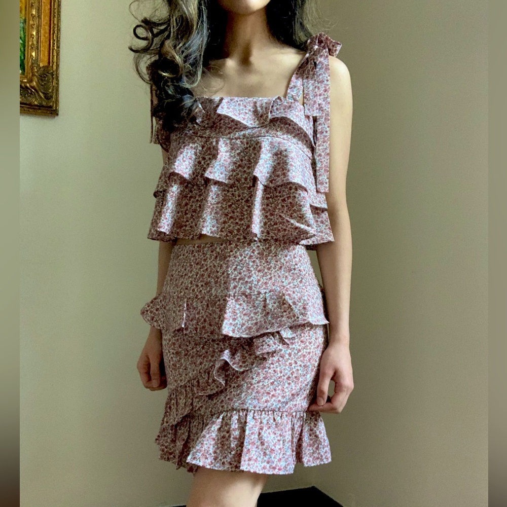 Caitlin Covington X Pink Lily Oahu Floral MATCHING SET